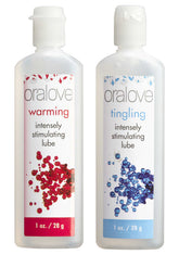 Doc Johnson Oralove Dynamic Duo Lickable Lubricant Water Based Lubes